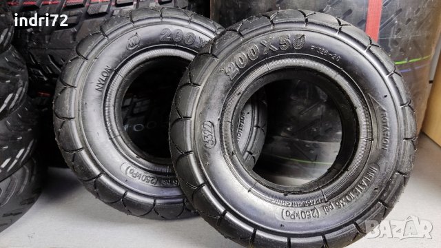 Плътна гума 200X50 за електрическа тротинетка, снимка 4 - Други спортове - 43169608