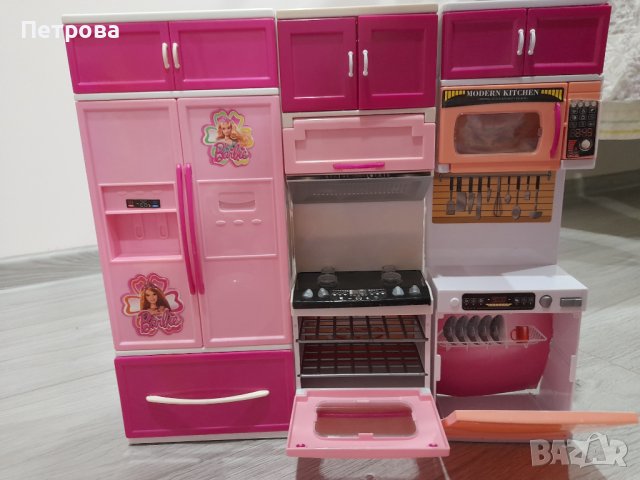 Кухненски комплект за кукли и деца от 3 модула