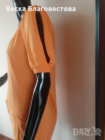 Оранжева Блуза MOSHINO, снимка 4 - Туники - 28176569
