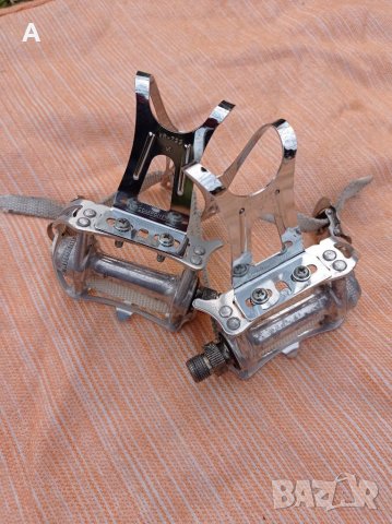 Ретро шосейни педали (MKS, KKT, CAMPAGNOLO), снимка 14 - Части за велосипеди - 32377137