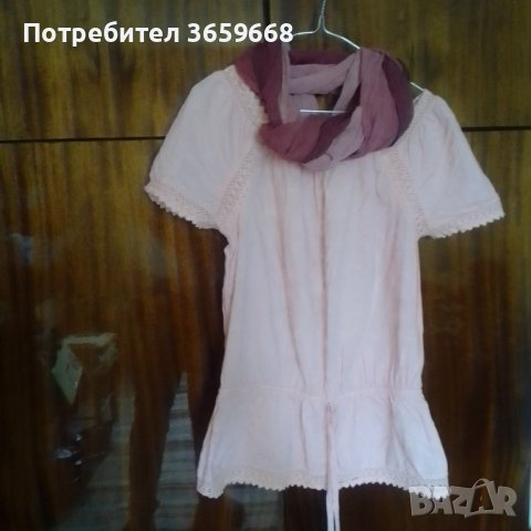 Бродирана лятна блуза, размер 12