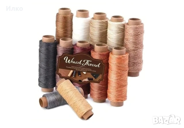 Комплект восъчни конци за кожа 0.8мм