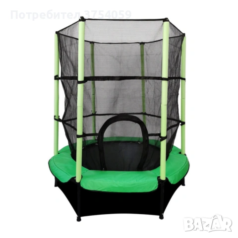 Мини батут с мрежа за безопасност – Компактен и забавен избор за деца, снимка 15 - Други - 53075683