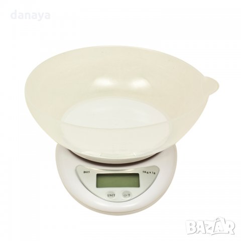 1275 Електронна кухненска везна с купа домакински кантар 5кг, снимка 8 - Други - 27849837