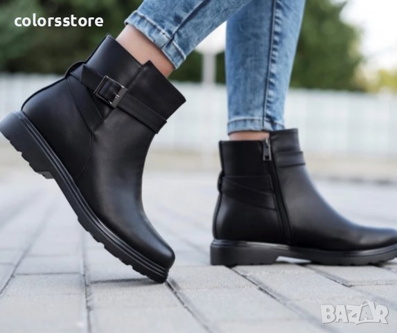 Равни боти - черни - 2016-9011
