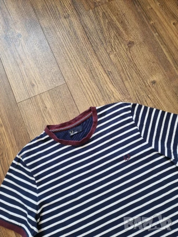 Страхотна мъжка тениска FRED PERRY размер L , снимка 3 - Тениски - 50789294
