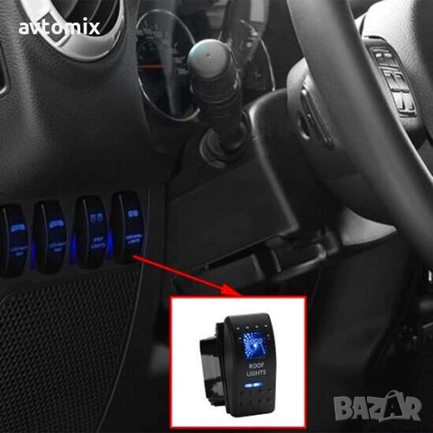 Окабеляване, с бутон за вграждане, за LED барове и халогени, 3.5 м, снимка 3 - Аксесоари и консумативи - 52466324