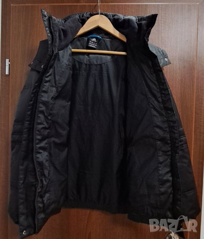 ADIDAS Оригинално дамско яке с ПУХ-размер S, снимка 6 - Якета - 43092581