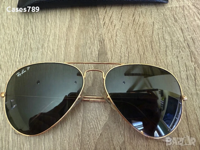 Унисекс слънчеви очила RayBan Aviator, снимка 2 - Слънчеви и диоптрични очила - 50697305