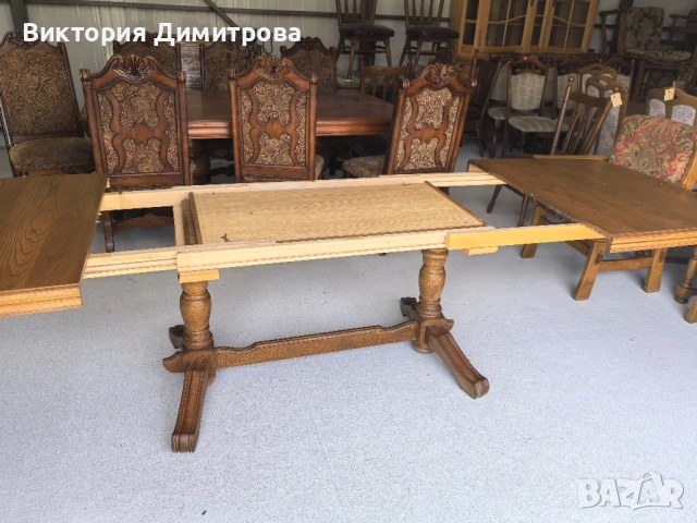 Разтегателна трапезна маса 2,60 м. , снимка 6 - Маси - 50508254