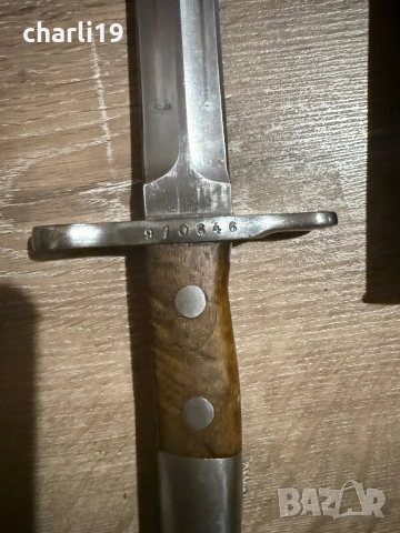 Швейцарски военен щик, снимка 5 - Антикварни и старинни предмети - 52861004