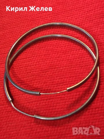 ЕФЕКТНИ СРЕБЪРНИ ВИНТИДЖ АРТ ГОЛЕМИ ОБЕЦИ СРЕБРО 925 РЪЧНА МАЙСТОРСКА РАБОТА 40020, снимка 12 - Обеци - 42843786