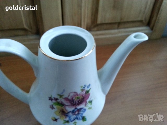 Български порцелан чайник , снимка 5 - Антикварни и старинни предмети - 39807921
