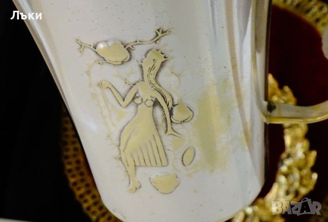 Посребрена чаша WMF с мотив от Спящата красавица. , снимка 6 - Антикварни и старинни предмети - 53066900