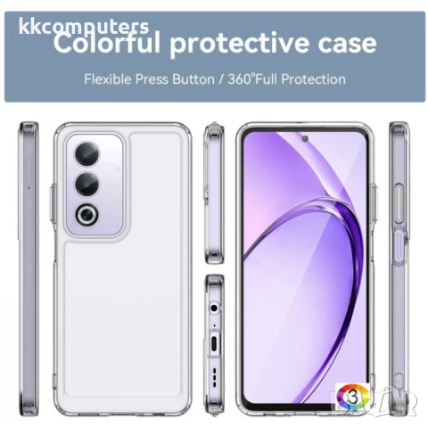 Oppo A80 5G / A3 Pro 5G Силиконов Калъф Transparent /TPU и Протектор, снимка 2 - Калъфи, кейсове - 50738904