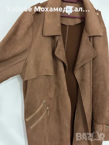 Макси велурено якенце Рр 52, снимка 3 - Якета - 47995435