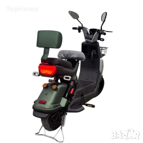 Електрически скутер GT-1000 1200W (Зелен) 2026, снимка 4 - Мотоциклети и мототехника - 53002770