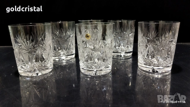  кристални чаши  за уиски , снимка 3 - Антикварни и старинни предмети - 48732068