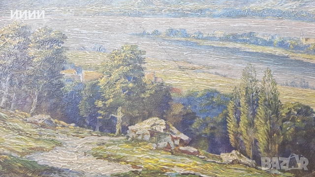 Стара картина пейзаж 