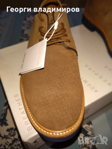 Geox оригинални мъжки обувки,естествен велур и кожа 