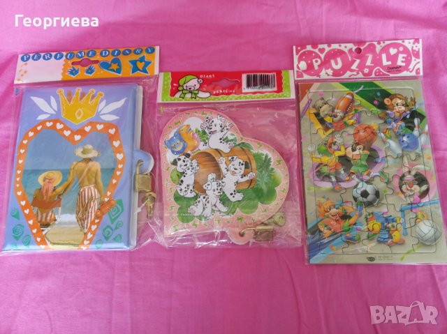 Плюшени играчки, детски дневници, пъзел, домино, снимка 11 - Други - 40418551