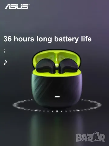 Безжични слушалки ASUS 36ч работа, снимка 4 - Bluetooth слушалки - 48602386
