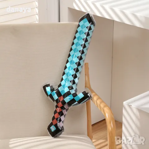 4693 Детски надуваем меч Майнкрафт играчка Minecraft, снимка 3 - Надуваеми играчки - 45218181