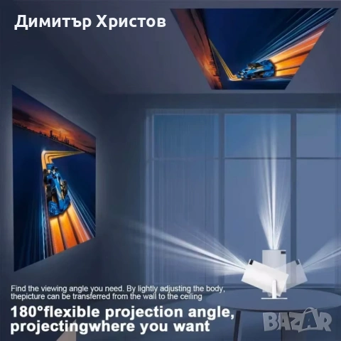 Видео проектор Mini Smart Android 4k - magcubic PRO версия, снимка 3 - Плейъри, домашно кино, прожектори - 53165153