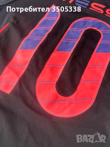 Детска Футболна фланелка ADIDAS MESSI 10 Black kids 8-10 г., снимка 6 - Детски тениски и потници - 51552404