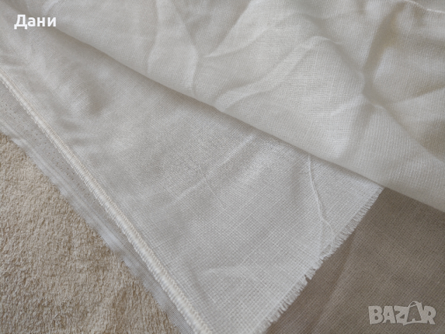 Плат за тънко перде имитиращо на ленена текстура, снимка 9 - Други - 36447511