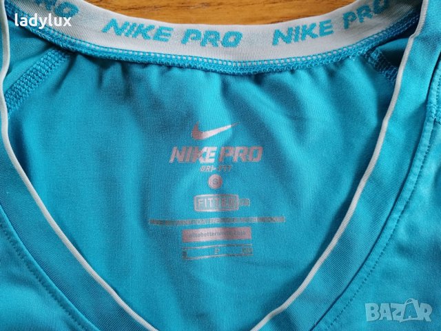 Nike Pro, Dri-Fit, Оригинална, Размер S. Код 1292, снимка 5 - Тениски - 33073265