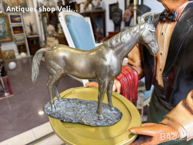 Бронзова фигура на кон  №7859 
