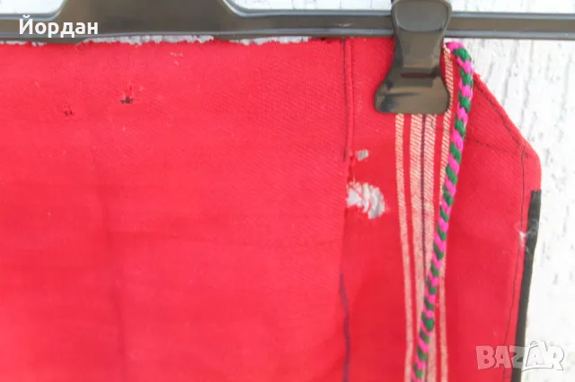 Вълнена престилка за народна носия, снимка 3 - Антикварни и старинни предмети - 50130656