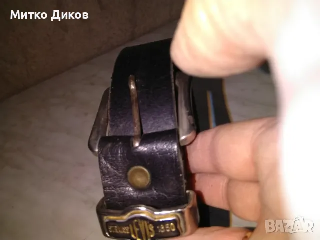 Levi's Levi Strauss оригинален американски колан 130см ширина 37мм и дебелина 5мм вечен като нов, снимка 3 - Колани - 49227192