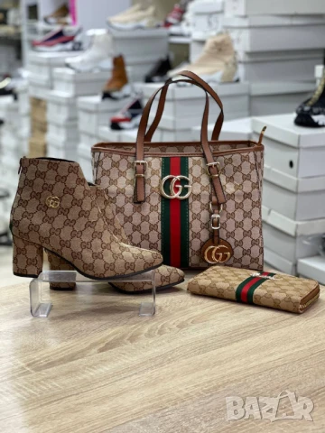 дамски боти gucci burberry louis vuitton, снимка 4 - Дамски боти - 51427595