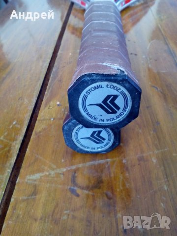 Стара ракета,хилка за тенис Stomil, снимка 8 - Антикварни и старинни предмети - 27499408