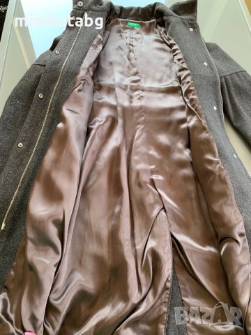 Зимно палто Benetton, размер M, снимка 3 - Палта, манта - 26289627