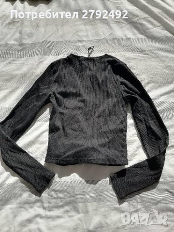 Къса блуза Zara, снимка 4 - Блузи с дълъг ръкав и пуловери - 44065513