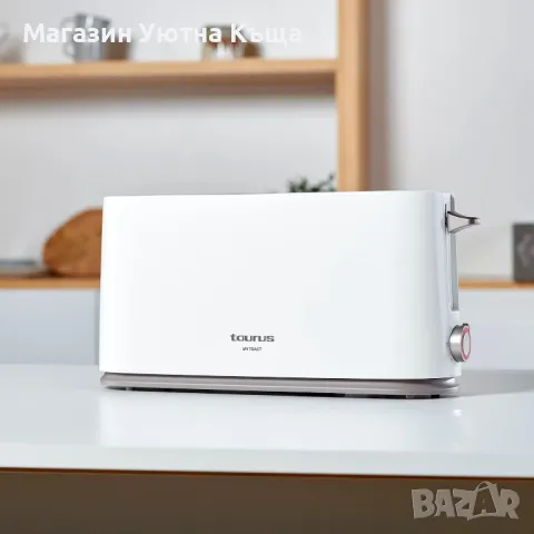 Тостер 1 слот с ГАРАНЦИЯ Taurus Мy Тoast 1000w, снимка 2 - Тостери - 48692720