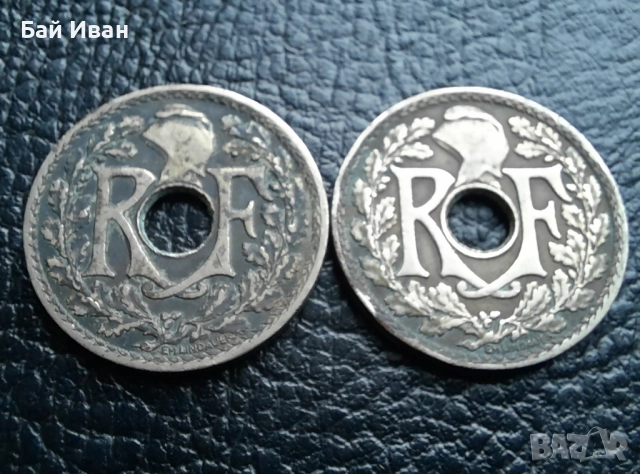 Стара монета 10 сантима 1931 г. и 1932 г. Франция - топ !, снимка 11 - Нумизматика и бонистика - 42210955