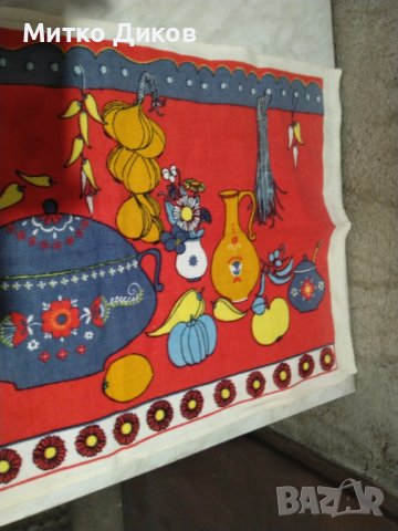 Malirno маркова ленена покривка народни мотиви 59х37см нова, снимка 5 - Покривки за маси - 43991087