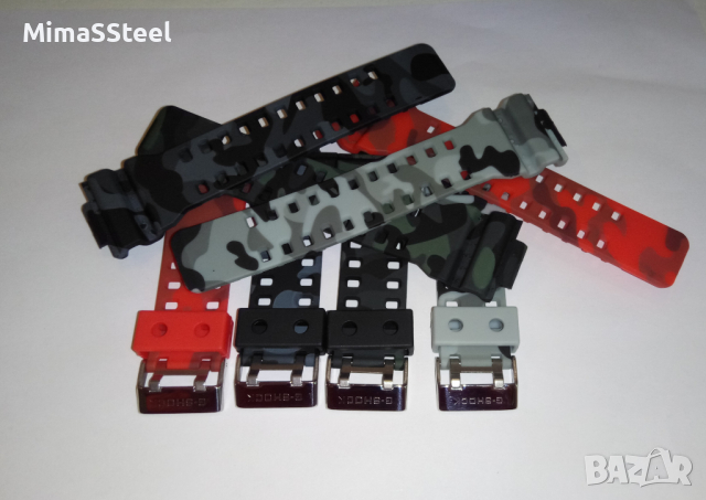 Камуфлаж Casio G-shock JAPAN верижка, каишка за часовник, снимка 13 - Каишки за часовници - 30212528