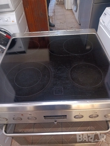 Иноксова свободно стояща печка с керамичен плот Asko с две години гаранция!, снимка 3 - Печки, фурни - 53080785