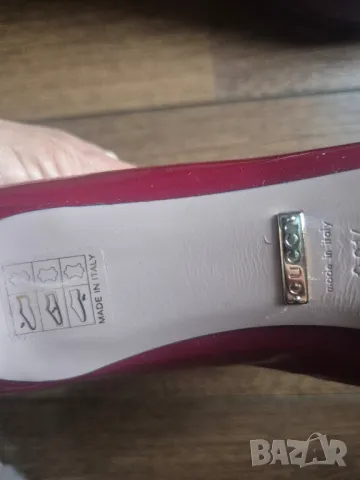 Gucci N36 1/2 обувки с ток ест.кожа , снимка 12 - Дамски обувки на ток - 50408471