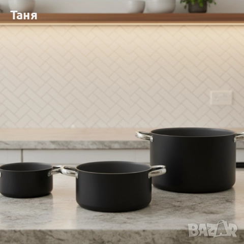 Алуминиева тенджера с мраморно покритие и капак – здравословно готвене без загаряне, снимка 5 - Съдове за готвене - 52503263