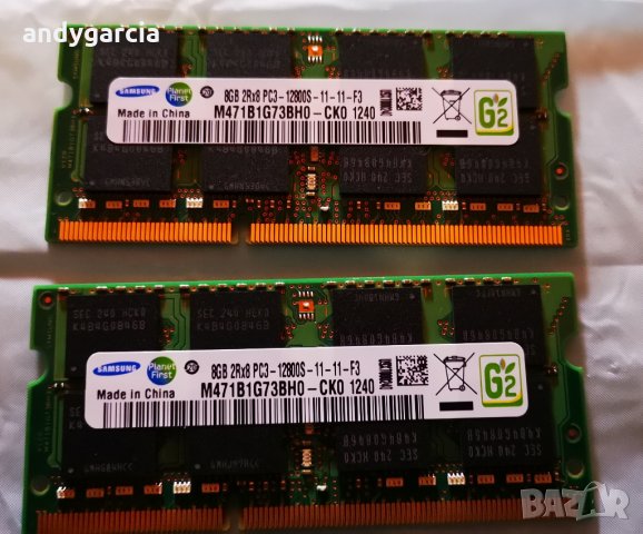 16GB/8GB/4GB DDR3/DDR3L KIT - 2x8GB 1600mhz pc12800 лаптоп,  sodimm , laptop , снимка 6 - RAM памет - 12420693