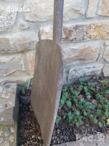 Стара дървена лопата за печене на Хляб -100 годишна, снимка 6 - Други ценни предмети - 43925214