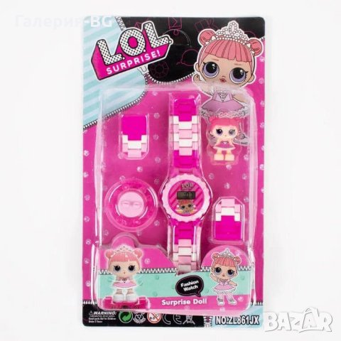 Детски часовник на L.O.L. с фигурка, снимка 2 - Детски - 32959792