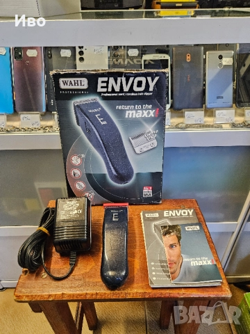 Машинка за подстригване WAHL ENVOY Нова, пълен комплект, снимка 2 - Машинки за подстригване - 52063694