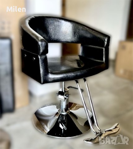 Фризьорски стол с хидравлика - измивна колона и бръснарски стол, снимка 9 - Фризьорски столове - 42230973